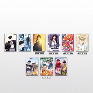Cartes à collectionner de personnages d'anime en acrylique, jeu de cartes à collectionner, cartes personnalisées, ensemble cadeau pour l'affichage artistique - Product Image 1