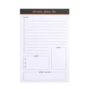 2022 Planner Eco Friendly To Do List Notepad Stationary Sticky Notes A5 Notepad Custom Logo Printed Notebook