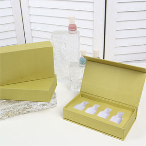 Caja de regalo cosmética de extensión de cabello magnética grande personalizada de lujo, embalaje de papel impreso personalizado para extensiones de cabello y cosméticos - Product Image 2