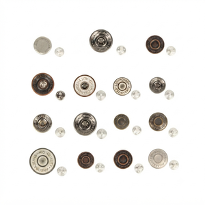 Factory Custom Logo Brass Jeans <b>Button</b> Metal Jean <b>Button</b> Custom logo Metal <b>Button</b> for Jeans - Product Image 2