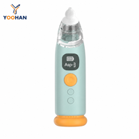 Aspirateur nasal électrique pour bébé, nettoyeur de nez à aspiration, portable, rechargeable, éliminateur de mucus pour nourrissons