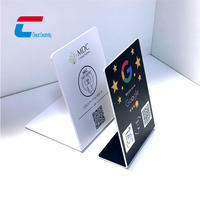 Support intelligent en PVC compatible avec iPhone et Android, avec logo personnalisé, NFC, fonction Tap Review.