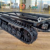 Máquina Recolectora de Pelotas de Golf con Chasis de Orugas de Goma, Robot Recolector de Pelotas de Golf, Robot Crawler Recolector de Pelotas