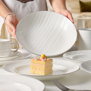 Chất lượng cao bonechina dinnweware sets bán buôn sứ nhà hàng tấm với giá tốt nhất - Product Image 3