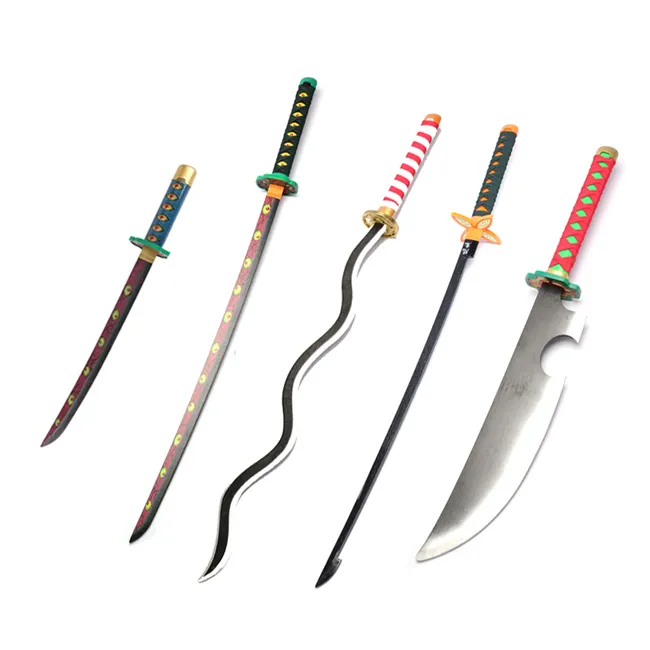 High quality anime cosplay props knife and sword toys interesting toy swords with color box or window box