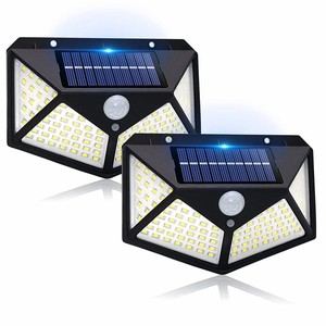 270 ° <span class=keywords><strong>Luces</strong></span> Solares de Seguridad con Sensor de Movimiento de Ángulo Amplio <span class=keywords><strong>para</strong></span> Jardín, Patio, Escaleras, Paredes y Hogar - Product Image 1