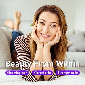 Private Label Hair Skin and Nails Vitamins Capsules with Vitamin B6 Supports Normal Provides Growth Factors For Skin Elasticity - Product Image 4