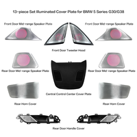 Kit d'éclairage d'ambiance intérieur LED Symphony pour BMW Série 5 G30 G38 2019-2023, accessoires de décoration pour cache-haut-parleurs