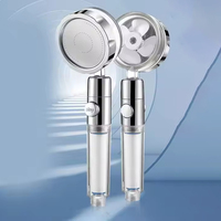 Pommeau de Douche Économiseur d'Eau Haute Pression à Rotation 360 Degrés en ABS, Type Ventilateur, pour Salle de Bain - Fabricant