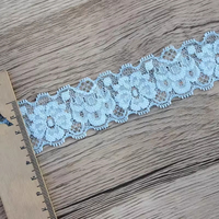 Nouvelle conception Zeal : Dentelle élastique de 3,5 cm pour lingerie, sous-vêtements, tissu en dentelle florale française décorative pour mariage