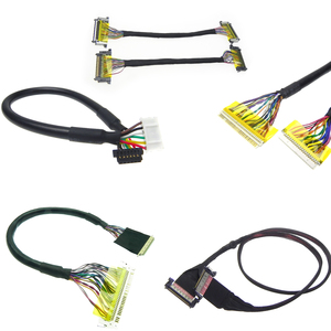 Conector df9 de 51 pines personalizado, cable LVDS chapado en oro, arnés de cableado para portátil FHD - Product Image 6