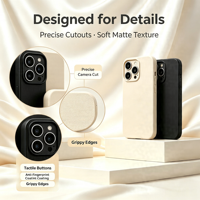 Casing HP TPU Matte Warna Polos untuk 16 Pro Max, Lembut, Tipis, Pelindung, Anti-Sidik Jari, Anti-Benturan, dan Anti-Selip