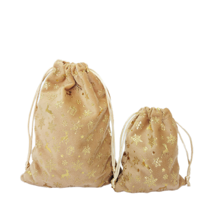 Sac cadeau en velours néerlandais écologique avec cordon de serrage, logo de marque personnalisé, pour bagues, colliers - Product Image 3