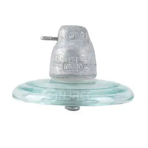 U120BL Tempered Suspended Glass Insulator Ball and Socket Type for power supply