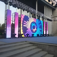 Écran LED de location P2.6 IP65 étanche 500x1000mm pour publicité extérieure, éducation et signalétique vidéo murale