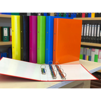Carpeta de Anillas para Exámenes Estudiantiles con Colores, Tamaños y Grosor Personalizados, Impresión Digital con Logotipo, Orificios para Hojas Sueltas, Organización
