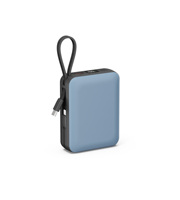 Großhandel 22,5W Li-Polymer-Akku mit individuellem Logo, 10000mAh/20000mAh, USB-C Powerbank-Kabel, PD-Schnellaufladung für Smartphones