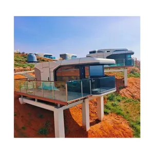 20 ft / 40 ft luxuriöses fertighaus modulare fertighäuser container apfel-kabine hotel häuser fertighäuser zum verkauf