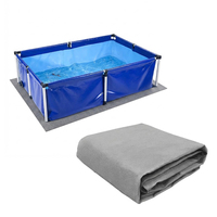 Tapis de sol pour piscine en géotextile non tissé, sous-couche de piscine premium en géotextile Poolvlies, prix usine