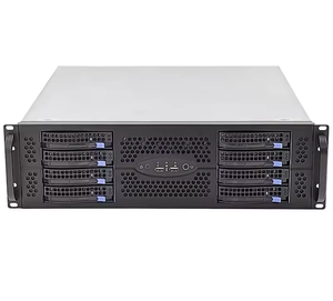 Boîtier de serveur de stockage compact 3U de bonne qualité, 550 mm, 8 baies de disques durs Hotwap, prenant en charge les alimentations <span class=keywords><strong>ATX</strong></span>, les cartes mères <span class=keywords><strong>ATX</strong></span>, le serveur en rack - Product Image 1
