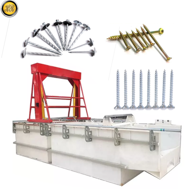 Zinc Plating Line for Metal Products  Hot Dip Galvanizing Equipment Electroplating Machine