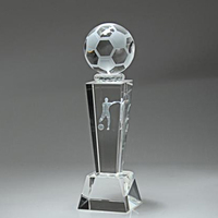 Tasse de football et de Sport personnalisée en cristal, coffret cadeau gratuit à gravure, nouvelle collection