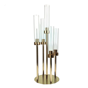 Support <span class=keywords><strong>de</strong></span> <span class=keywords><strong>bougie</strong></span> doré à 5 bras pour décoration <span class=keywords><strong>de</strong></span> fond <span class=keywords><strong>de</strong></span> scène <span class=keywords><strong>de</strong></span> <span class=keywords><strong>mariage</strong></span>, <span class=keywords><strong>centre</strong></span> <span class=keywords><strong>de</strong></span> <span class=keywords><strong>table</strong></span>, chandelier - Product Image 3