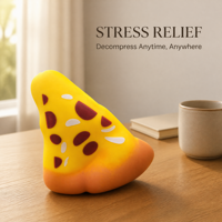 Jouet à presser réaliste en forme de pizza, jouet sensoriel anti-stress à remontée lente pour garçons de 3 ans et plus