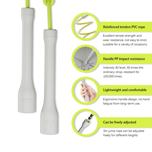 Có Thể Điều Chỉnh Nhựa Đính Cườm Nhảy Dây Cho Tập Thể Dục Tập Thể Dục Chất Lượng Cao Với 5Mm PVC Nhảy Dây Dây Cho Trẻ Em Người Lớn - Product Image 2