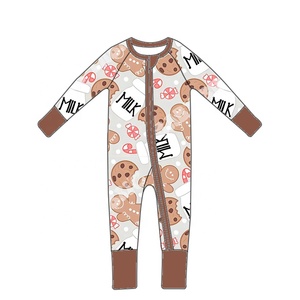 Nuevo Mameluco Navideño <span class=keywords><strong>de</strong></span> Fibra <span class=keywords><strong>de</strong></span> Bambú para Bebés y Niños con Cremallera YKK y Estampado <span class=keywords><strong>de</strong></span> Bastón <span class=keywords><strong>de</strong></span> Caramelo - Product Image 6