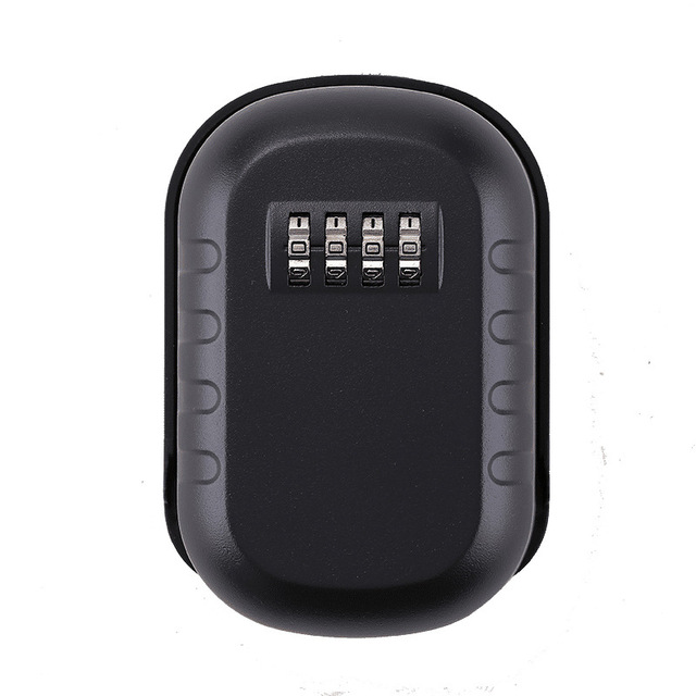 Lock Box Resettable Combination Code Lockbox Portable Wall Mount Lockbox Waterproof Security Safe Box for Home Office