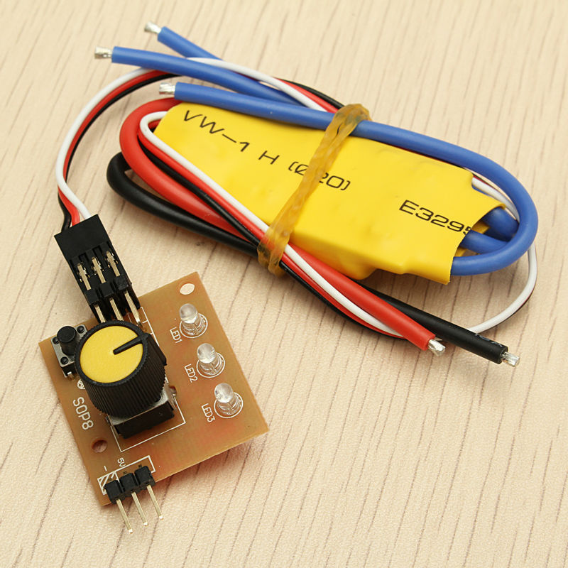 12V Bürstenloser Motorregler – 360W, 32A PWM, Drehzahlregelung 8–98%, Mit Temperaturschutz & Programmierfunktionen