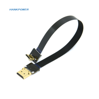 Caméra d'usine OEM FPV 4k HDM câble Mini HDTV vers HDTV FPC câble à Angle droit HDTV FPC câble plat souple