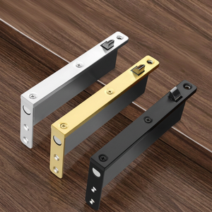 Serrure dissimulée automatique à double pêne en acier inoxydable Fu Shi Lai, moderne, avec installation facile pour porte coupe-feu en bois - Product Image 1