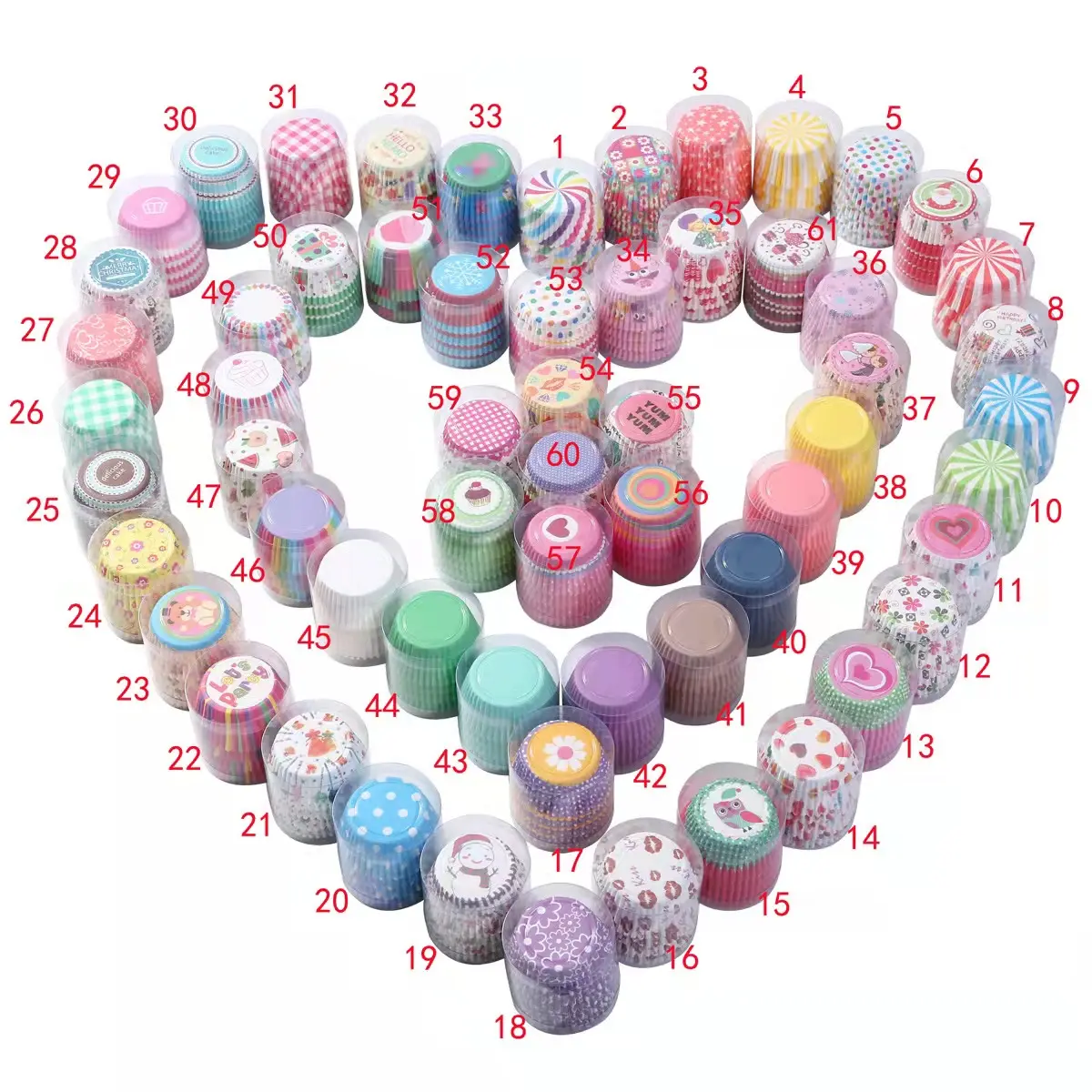 Muffin Cupcake Cups Bakery Tools Disposable Cake Cups 100pcs Cups per Canister Cupcake Liners