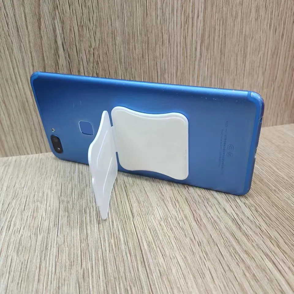 접이식 접착 스틱 전화 카드 홀더 핸즈프리 셀카 나노 흡입 스티커 모든 평평한 표면에 스틱