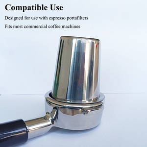 Tasse doseuse universelle pour expresso compatible avec les moulins à café EK43 WPM et les porte-filtres pour un remplissage précis et propre - Product Image 2