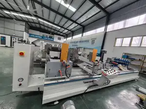 Đôi đầu CNC chính xác cắt Saw nhiệm vụ cấp ban nhạc đã thấy máy cho nhôm hồ sơ