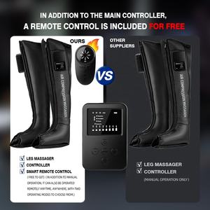Botas de presoterapia deportivas de 8 niveles de intensidad de fábrica, 8 cámaras inalámbricas, compresión de presión de aire, masajeador de piernas, botas de recuperación - Product Image 4