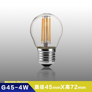 Edison E27 Screw Base <b>DC</b> 3V <b>12V</b> G45 Filament Glass LED Bulb Energy Saving Low Voltage Home Lighting - Product Image 3