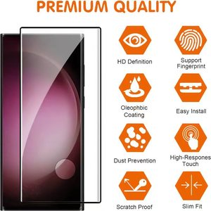 Đầy Đủ Keo 3D Cong Bảo Vệ Màn Hình Với Lỗ Siêu Âm Vân Tay Tempered Glass Đối Với <span class=keywords><strong>Samsung</strong></span> S10 5G HD Rõ Ràng Phim Bảo Vệ - Product Image 2