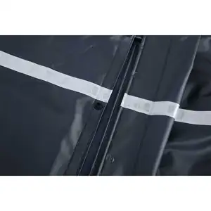 Wasserdichte Kapuzen-Regenjacke leichter aktiver Outdoor-Atmungsaktiv Mantel Poncho hochwertiger Eva Unisex-Regenmantel