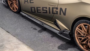 ชุดแต่งคาร์บอนไฟเบอร์แห้งสำหรับ Lamborghini Huracan EVO ชุดแต่งคาร์บอนไฟเบอร์ AE สำหรับ Huracan EVO ประกอบด้วยลิ้นกันชนหน้า ดิฟฟิวเซอร์ สปอยเลอร์ และสเกิร์ตข้าง - Product Image 3
