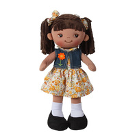 JM9498 Geeme Sweet Girl Poupée Jouet Doux Peluche Polka DOT Tissu Chiffon Poupée