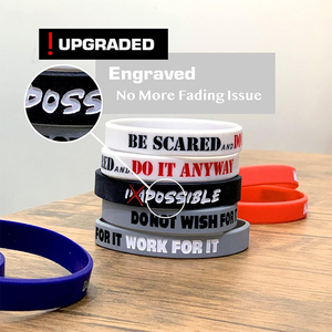 Cheap Promotional Custom Logo Design En Thin Rubber Silicone Bracelet Material Wrist Bands Customised Silicone Wristband - Product Image 3