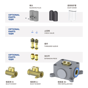 ก๊อกน้ำฉีดชำระแบบติดผนังทองเหลือง ปริมาณมาก ขายส่ง สำหรับห้องน้ำ - Product Image 6