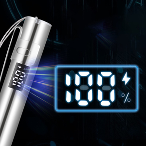 Lampe de poche médicale, stylo lumineux pour infirmière, jauge pupillaire, règle de division, lumière blanche USB, stylo lumineux LED, examen des yeux, médecin, ORL - Product Image 4