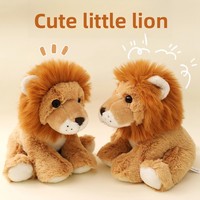 Peluche Lion Assis Personnalisée Ultra Douce 25cm Anti-Stress pour Décoration Chambre Enfant Vente en Gros Personnalisée OEM ODM