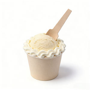 ملاعق آيس كريم خشبية للاستخدام مرة واحدة 70 مم، أدوات مائدة صغيرة قابلة للتحلل الحيوي للحلويات، أدوات خشبية قابلة للتحلل للحفلات والمناسبات - Product Image 2