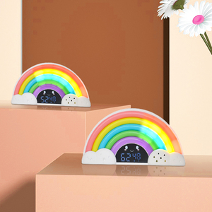 Timer visivo per la lavagna in aula con Timer per bambini arcobaleno con lampada da notte e rumori bianchi formazione del sonno e gestione del tempo - Product Image 4
